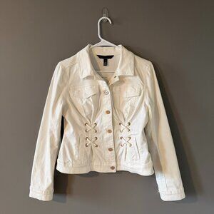 White House Black Market Denim Jacket